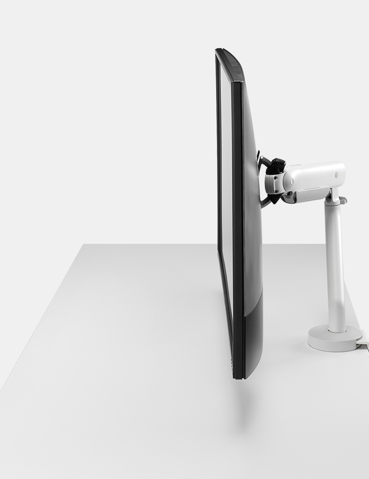 Flo X Monitor Arm | Available in White or Black | CBS – Colebrook Flo X Monitor Arm | Available in White or Black | CBS – Colebrook