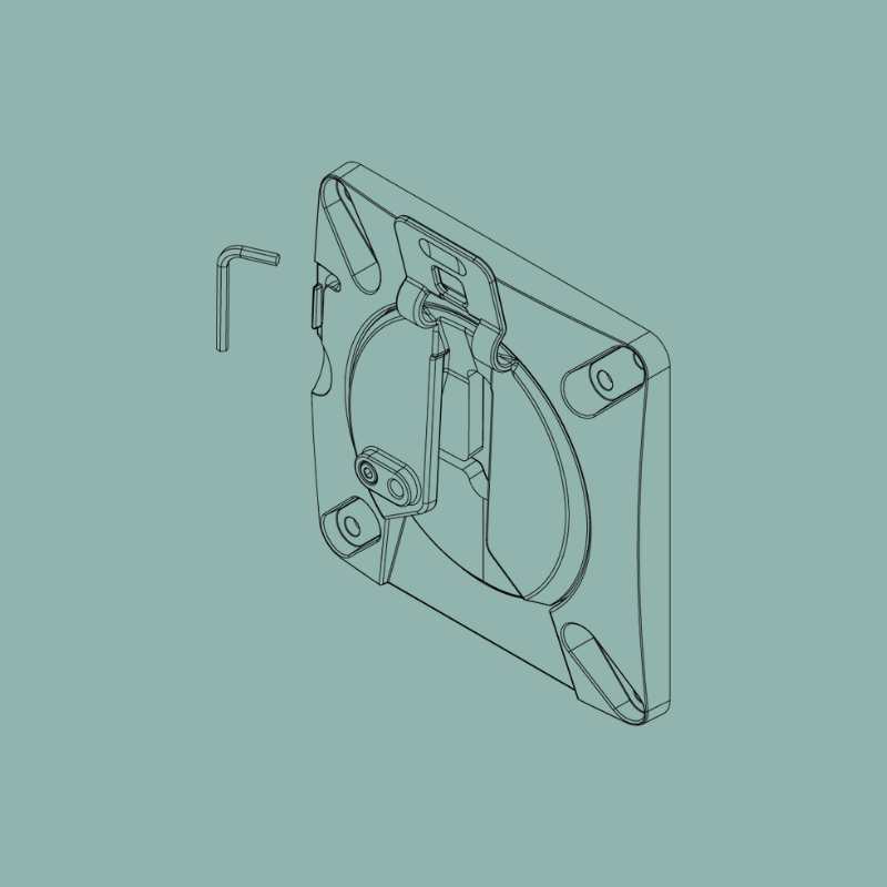 Friction Adjustable VESA Plate