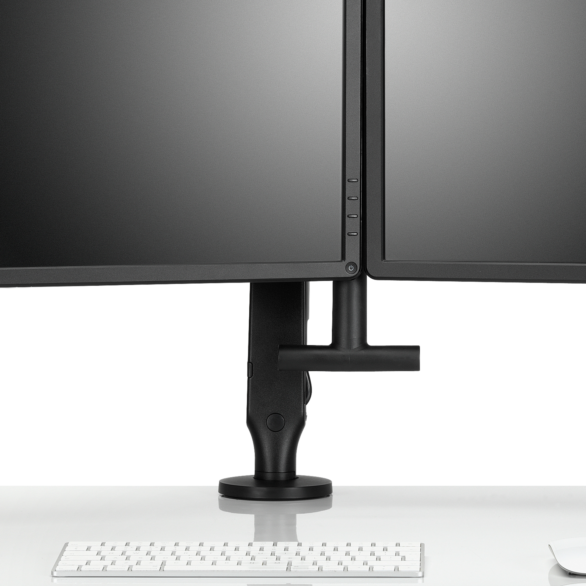 Ollin Dual Monitor Arm | Grey, White, or Black | CBS – Colebrook Ollin Dual Monitor Arm | Grey, White, or Black | CBS – Colebrook