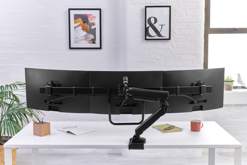 Flo X Multi Monitor Arm | Dual/Triple, White or Black | CBS – Colebrook ...