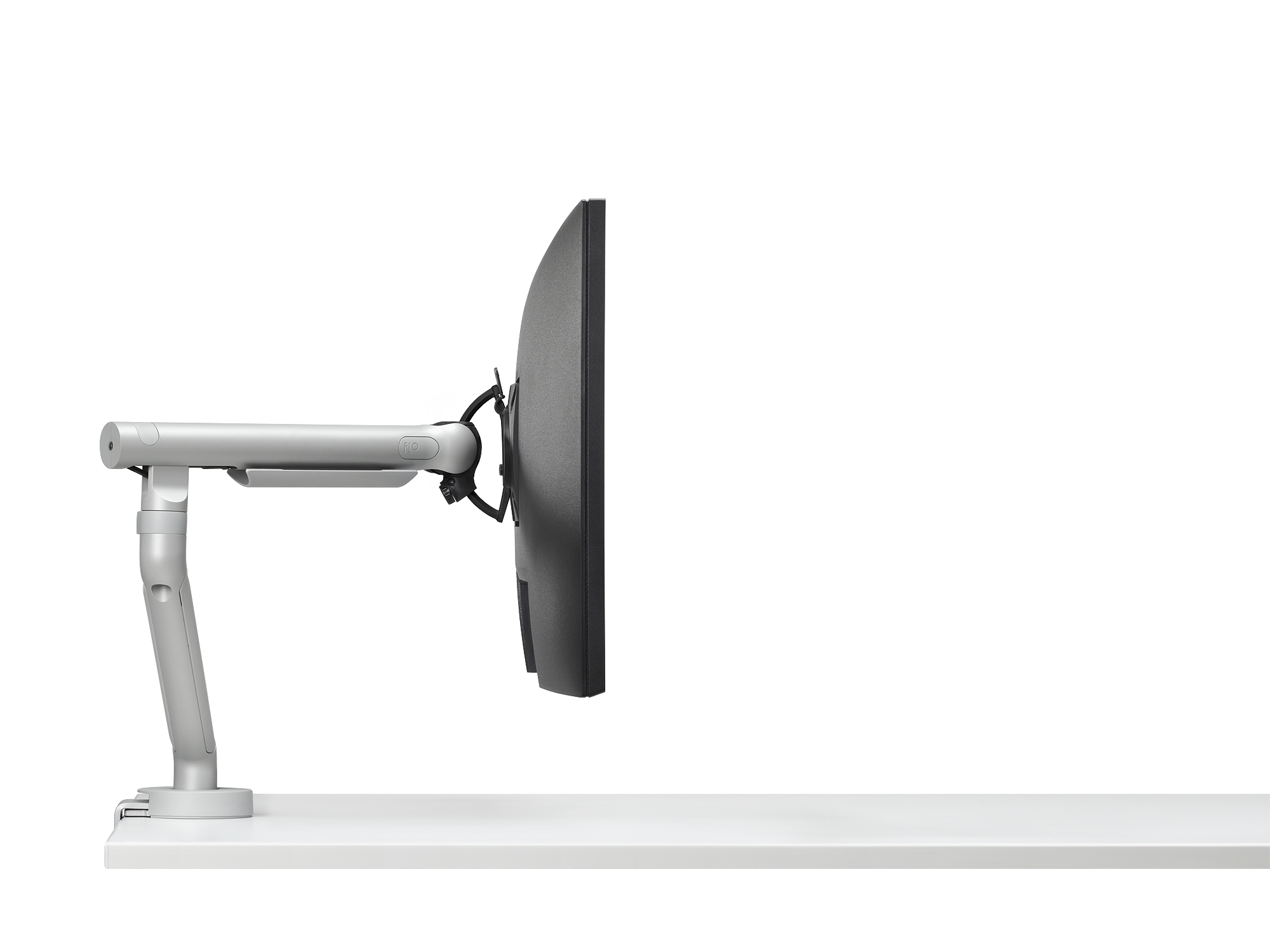 CBS New Flo Monitor Arm | Single | White, Black, or Silver CBS New Flo Monitor Arm | Single | White, Black, or Silver