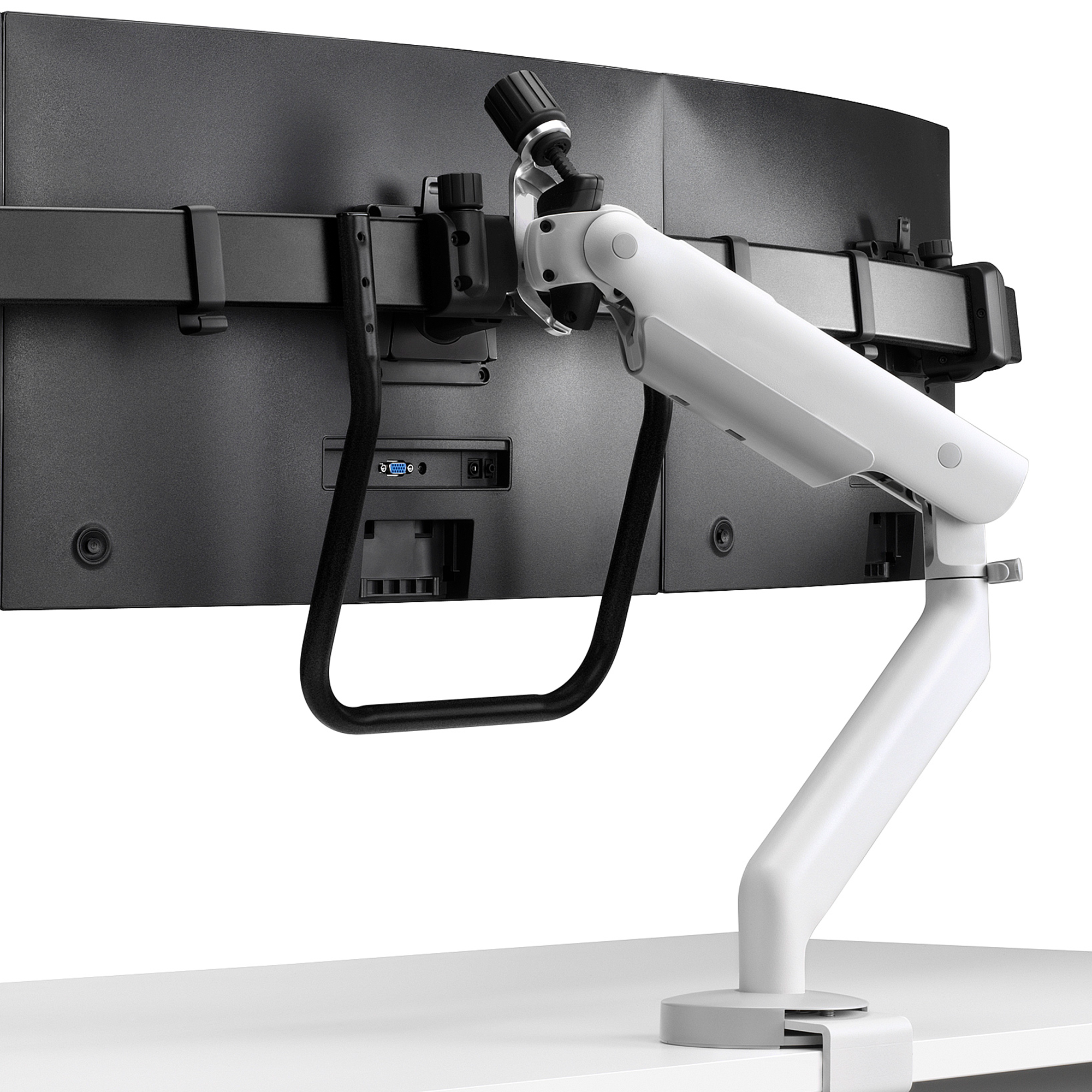 Flo X Multi Monitor Arm | Dual/Triple, White or Black | CBS Flo X Multi Monitor Arm | Dual/Triple, White or Black | CBS