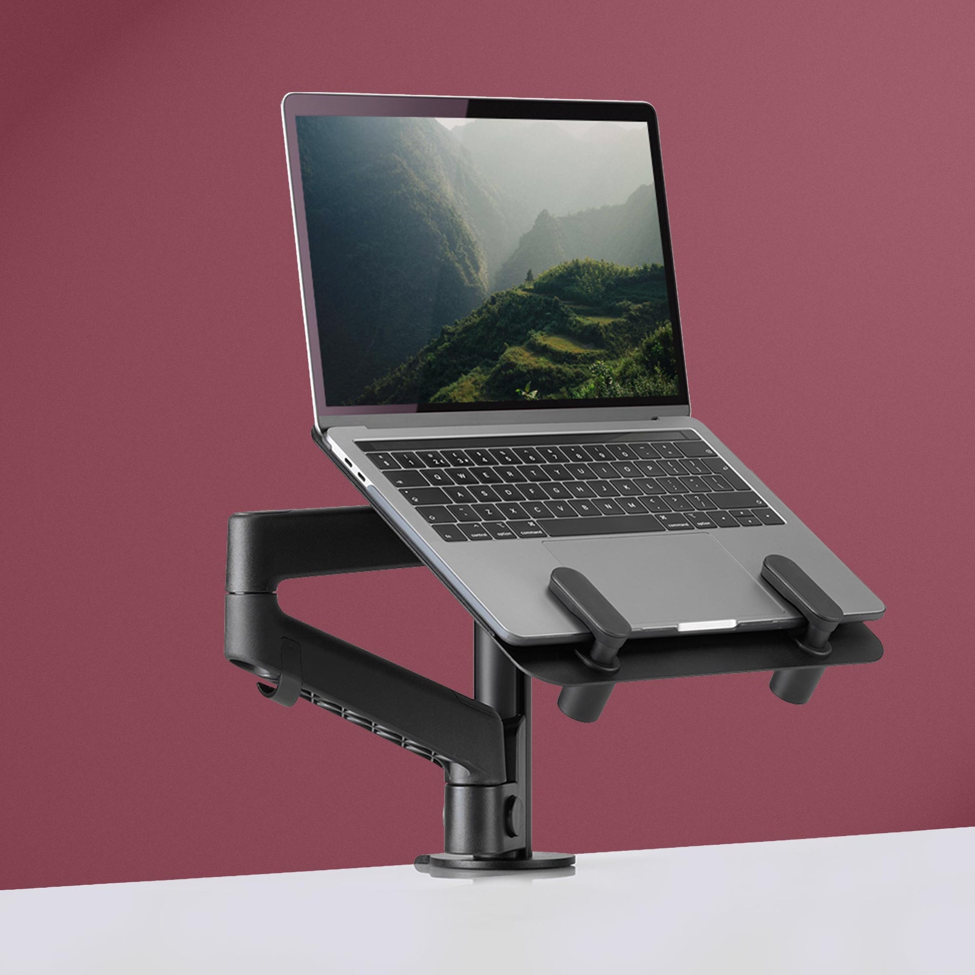 Computer Mount Devic Lima Monitor Arm With Lima Laptop Mount | CBS
