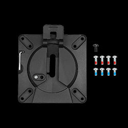 Friction adjustable VESA plate